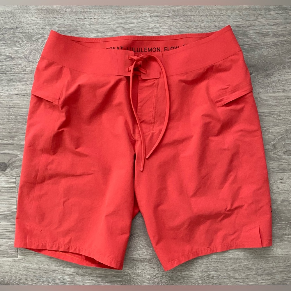 Lululemon Current State Board Shorts  Swim Trunks Coral Size 30